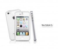 Neo Hybrid 2S Snow for iPhone 4/4S (Silver)