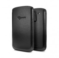 Samsung Galaxy S3 Crumena Leather Pouch (Black)